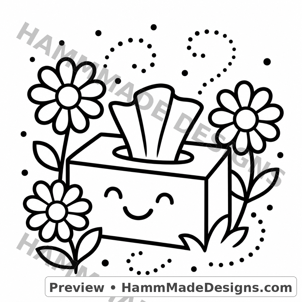 Spring Allergy Daisies SVG