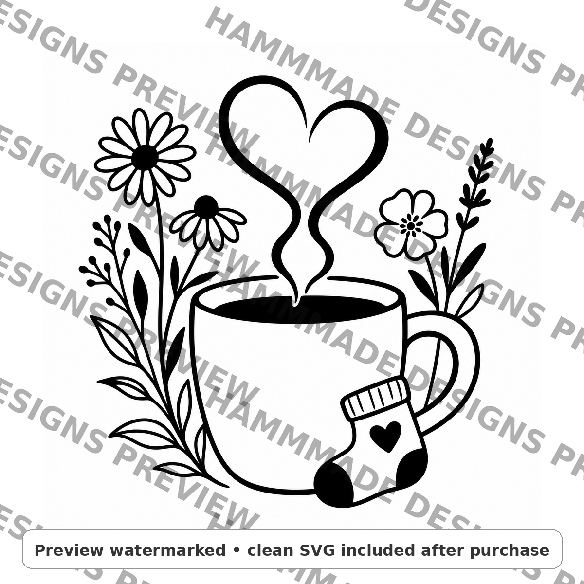 Cozy Mom Life Mug SVG